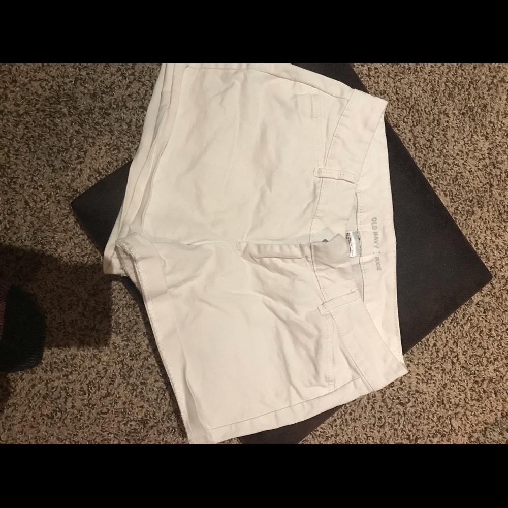 White shorts